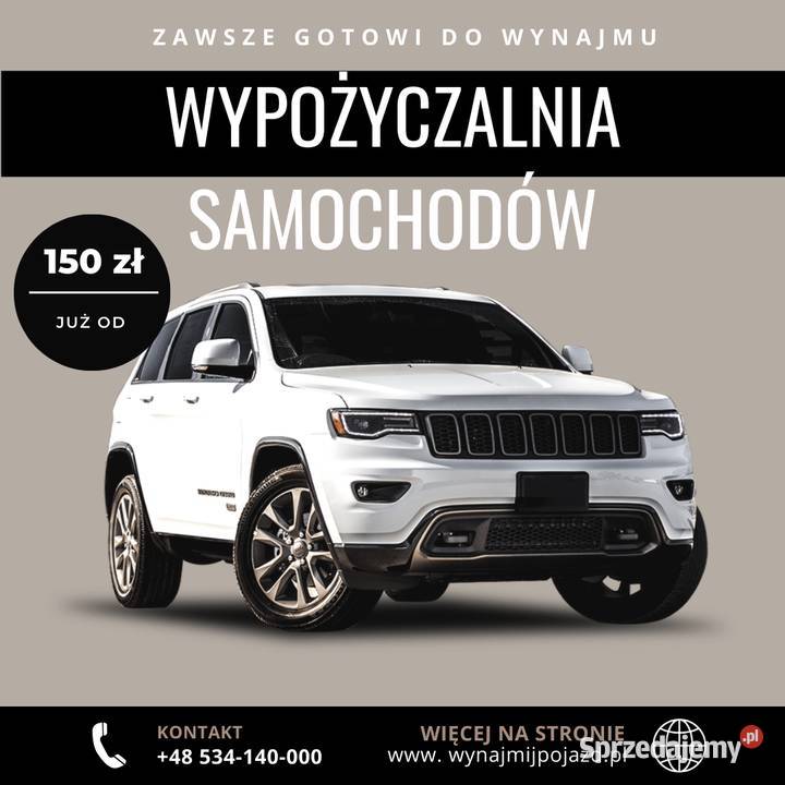 Wynajem samochodów osobowych dostawczych busa Gorzów Wielkopolski