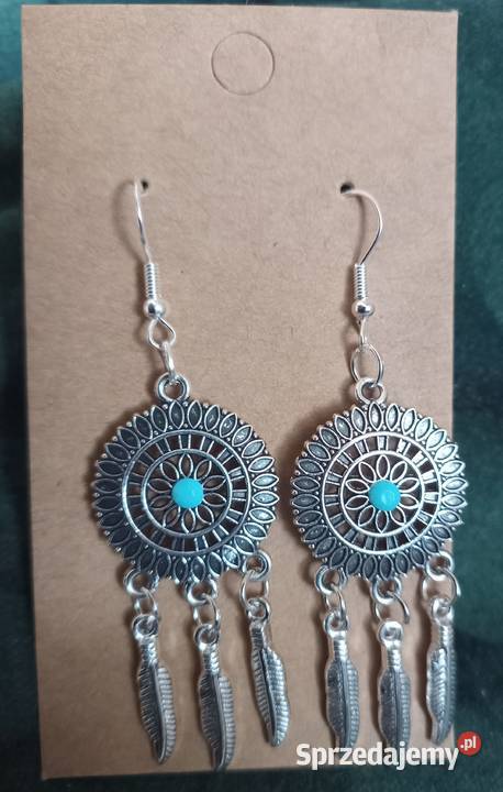 Kolczyki Łapacze snów handmade śląskie Sosnowiec sprzedam