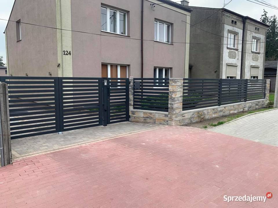 Ogrodzenia montaż bloczek gładki łupany Pabianice
