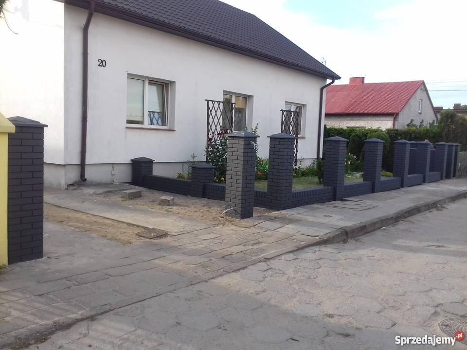 Ogrodzenia betonowe imitacja klinkieru ala Włocławek