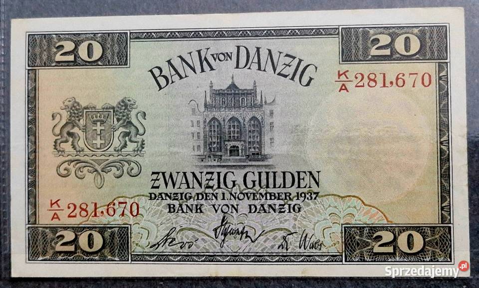 2 x 20 Gulden WMG 1932 I 1937 Sosnowiec