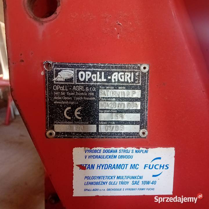 kompaktor agregat OpallAgri Saturn 4m nieuszkodzony Augustów