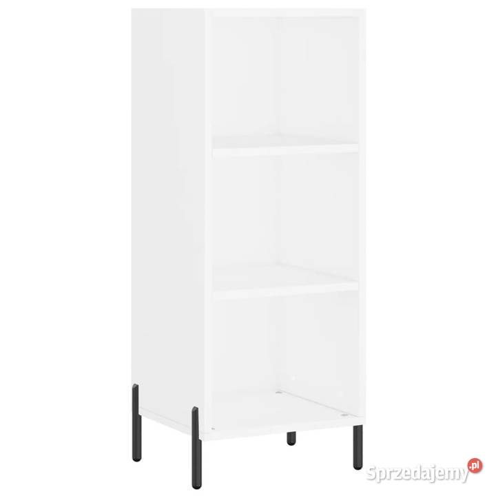 Wysoka szafka biała 345x34x180 materiał Warszawa sprzedam