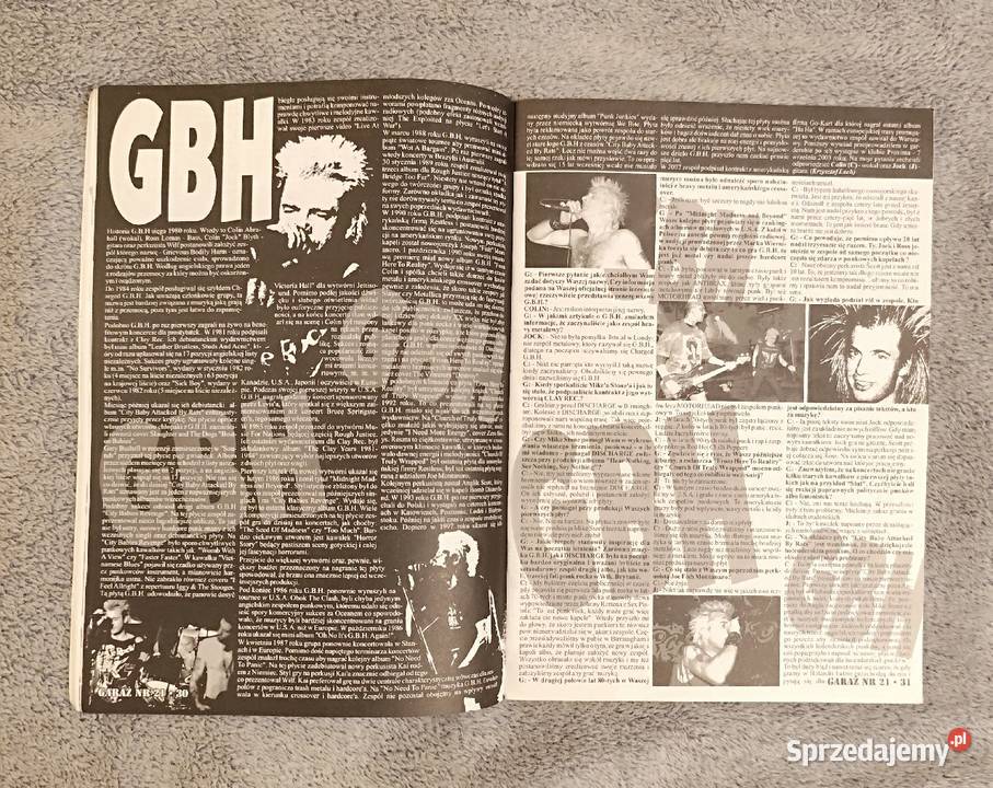 Garaż 21 2004 Fanzine punk oi hc reggae ska Rybnik