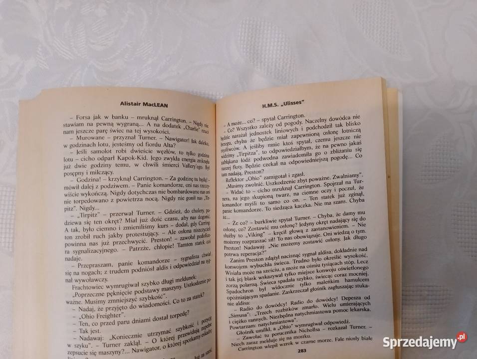 Książka HMS ULISSES Alistair MacLean I pełne thrillery, sensacyjne Oborniki
