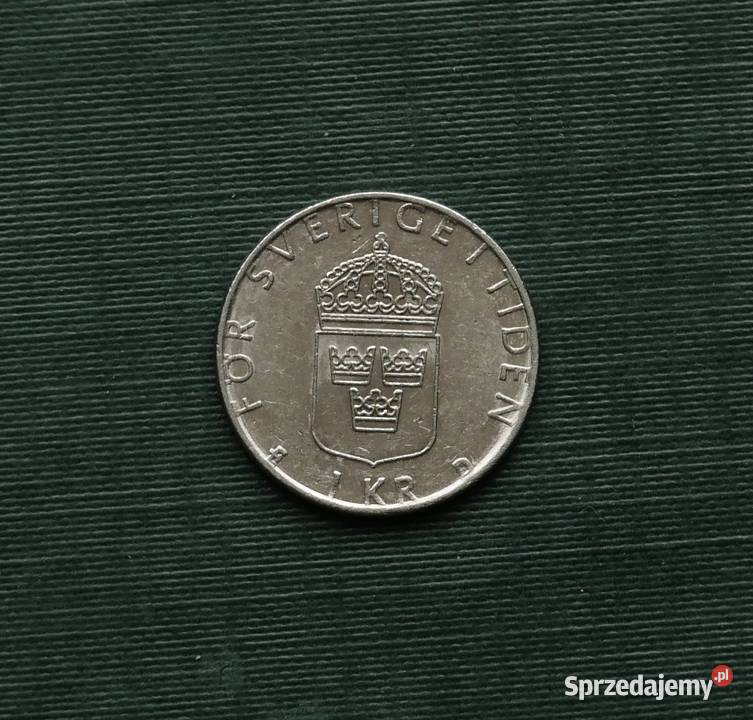 Szwecja 1 korona 1992r Gliwice