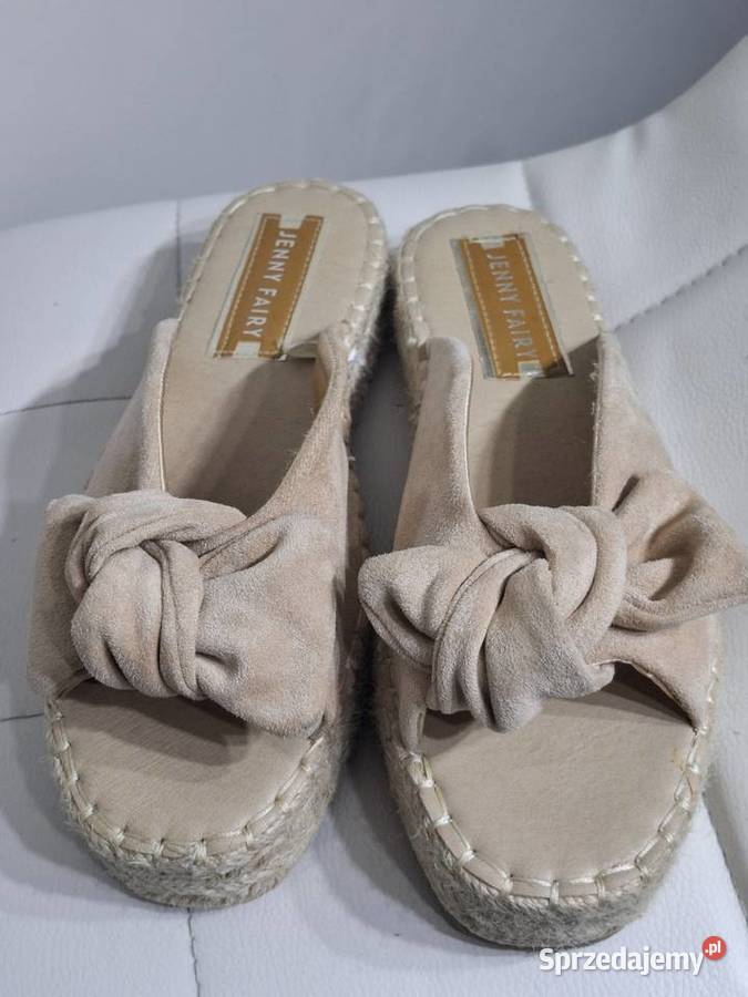 Jenny Fairy 385 damskie klapki koturny espadryle małopolskie Kraków sprzedam