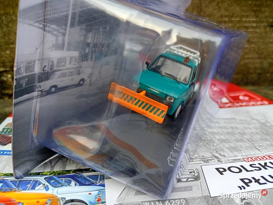 POLSKI FIAT 126P Pług śnieżny maluch kultowe Modelarstwo