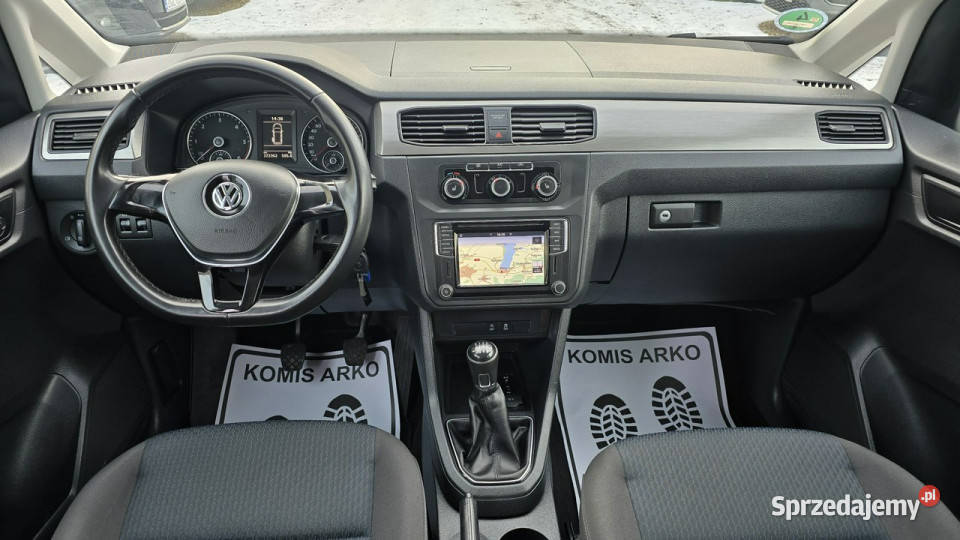 Volkswagen Caddy Maxi 5 drzwi PDC IV 2015 VAT marża Zieleniewo