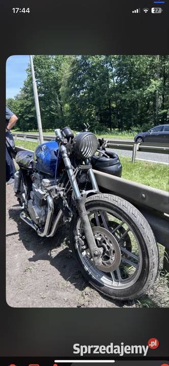 Rama na Honda Cbx 650e kolizji OC i PT ważne Czeladź