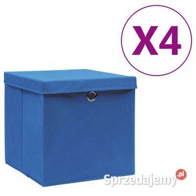 vidaXL Pudełka z pokrywami 4 28x28x28 Warszawa sprzedam