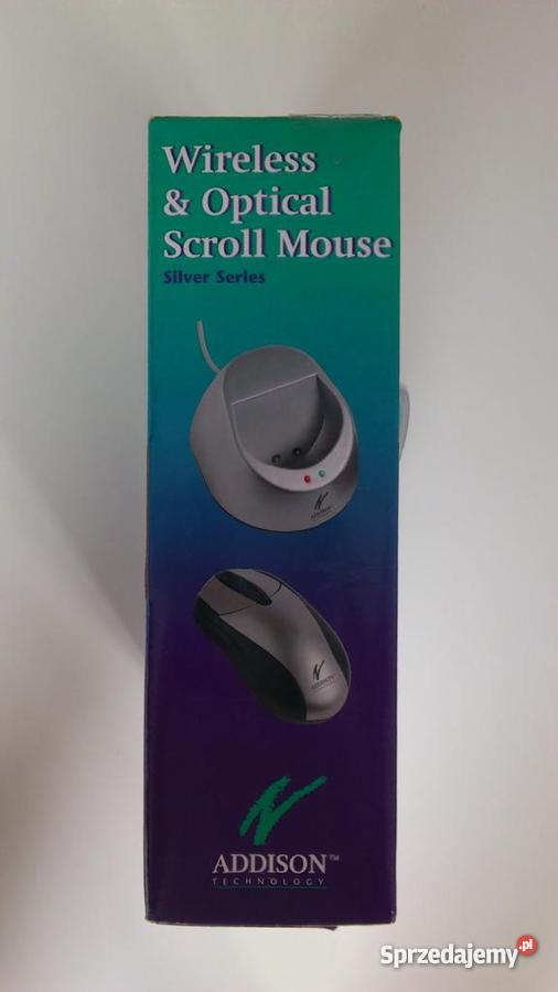 Myszka bezprzewodowa z ładowarką i akumulatorkam Ergonomiczny kształt Nowa Dęba