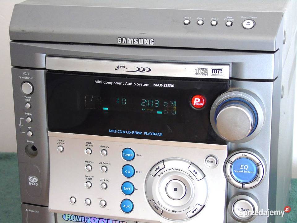 Wieża Samsung RDS CD AUX DOSTAWA