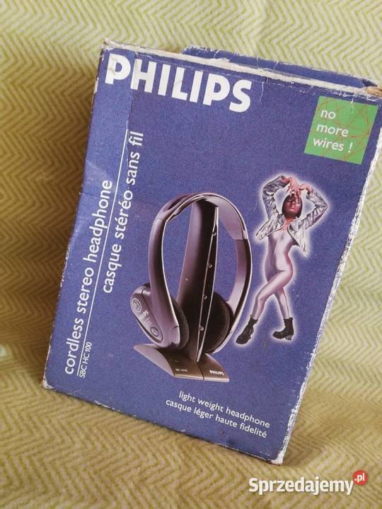 Słuchawki bezprzewodowe Philips SBC HC100 RETRO Elektronika Szczecin