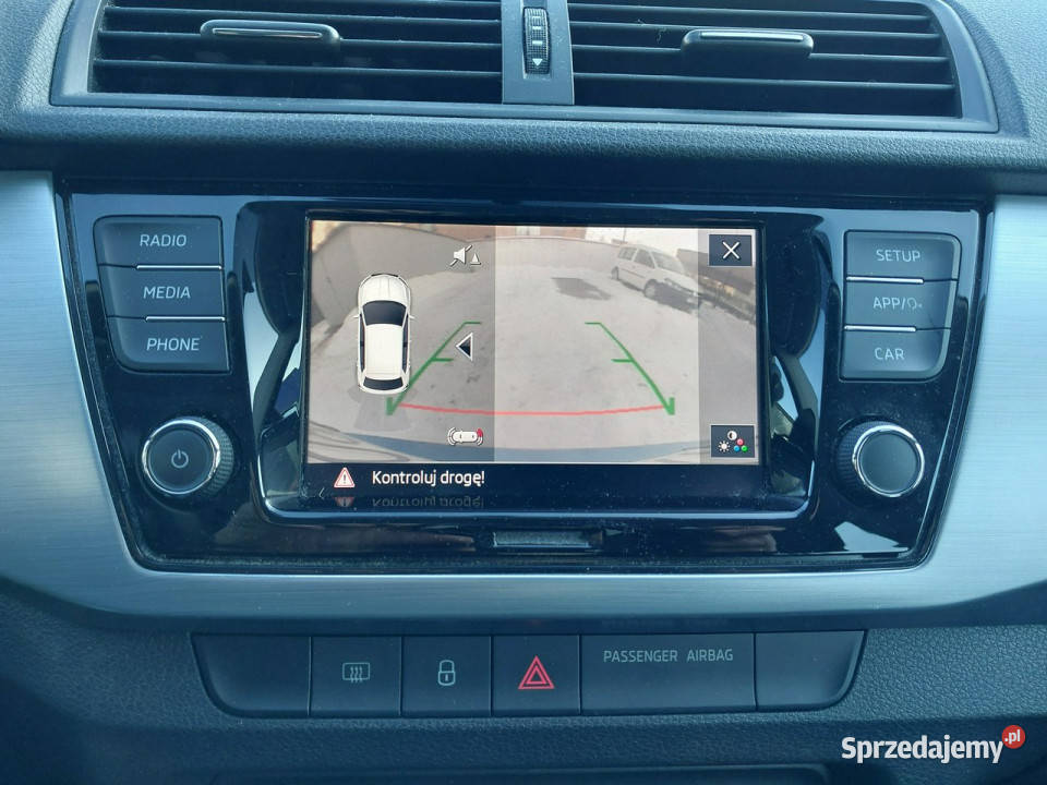 koda Fabia SALON 1 wł Kamera CarPlay 47 III 2014 niebieski Warszawa sprzedam