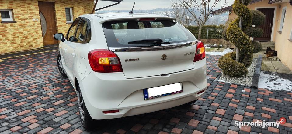 Suzuki Baleno 2017 12 90 BENZYNA KRAJOWY KLIMA biały Tarnów sprzedam