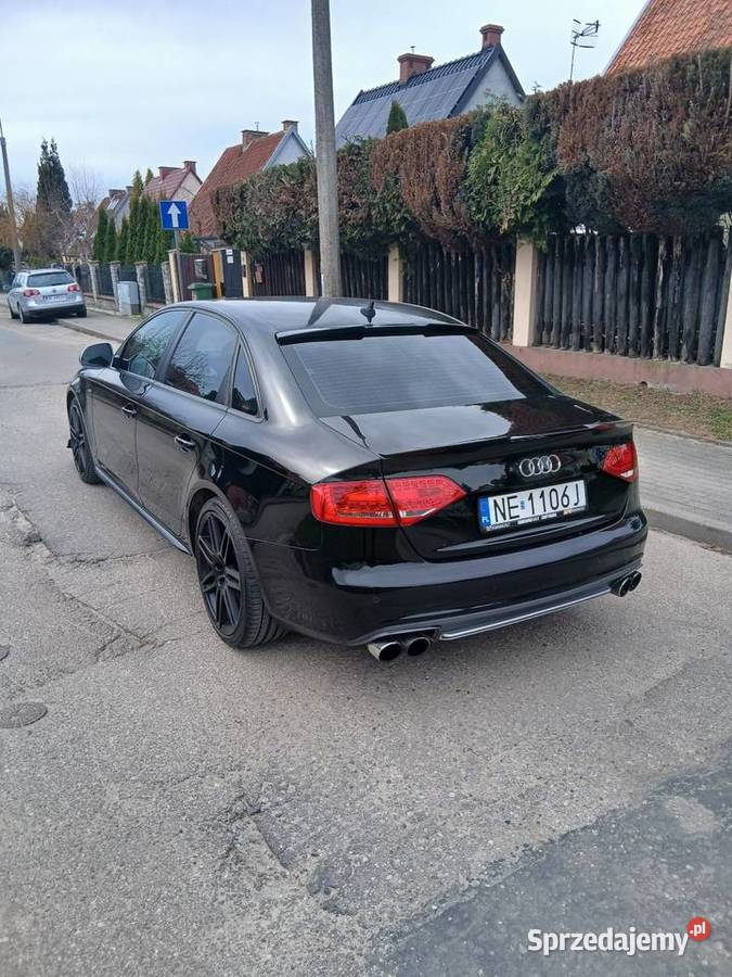 Audi A4 B8 18tsfi pełen SLine Czarne nawigacja Elbląg sprzedam
