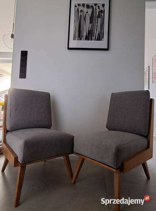 2 fotele projektu Lejkowski Leśniewski Gliwice