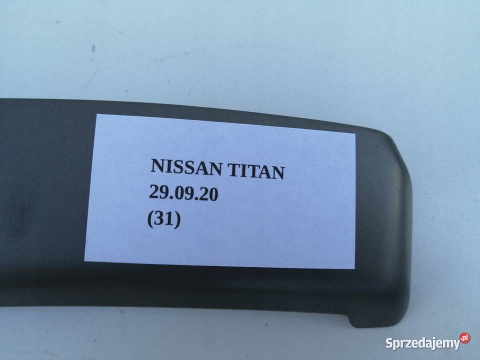 DOLNY WSPORNIK OSŁONA NAKŁADKA TUNELU NISSAN Nowy Tomyśl