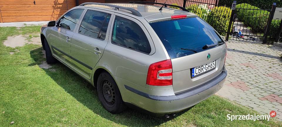 Skoda Octavia II Kombi 19 TDI 105 2006 r Bogate tempomat Brodnica