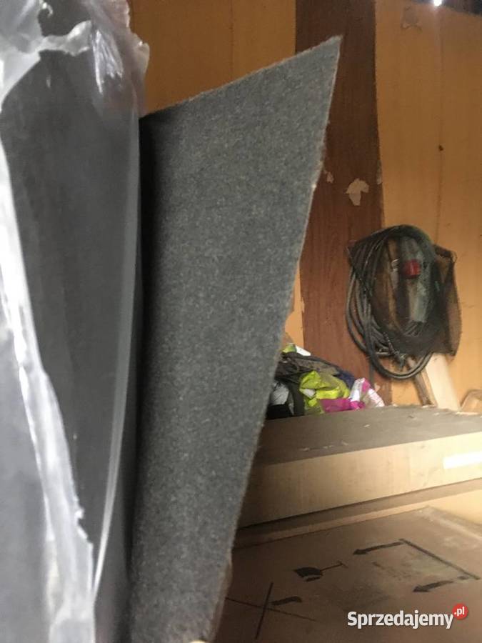 Wykładzina dywanowa nowa szara 2 m na 30 m łódzkie sprzedam