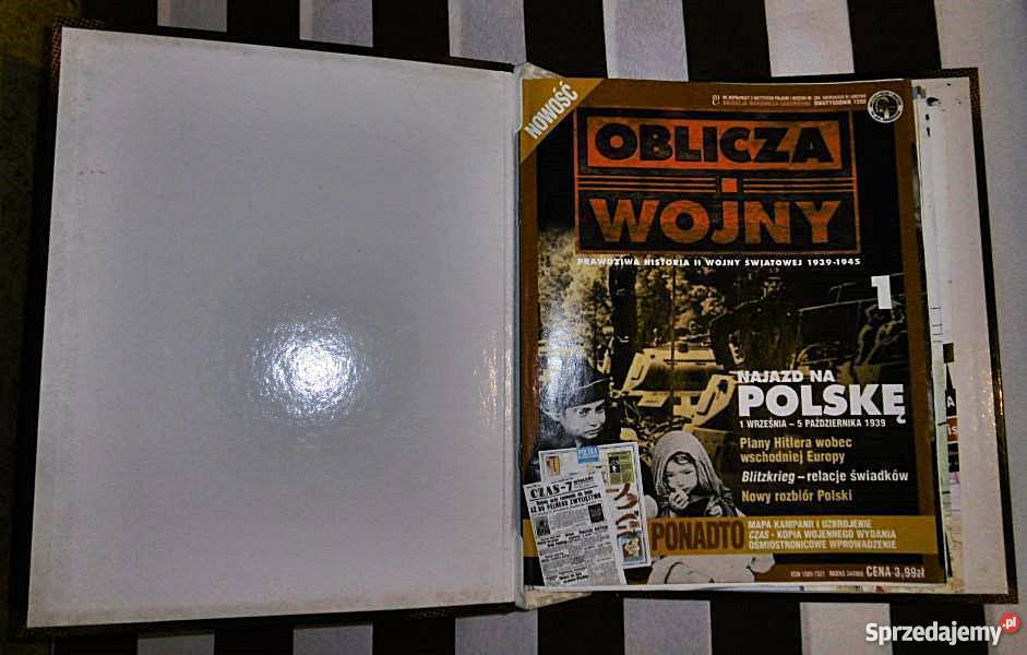 Oblicza wojny 7 zeszytów segregator 1998 r sprzedam