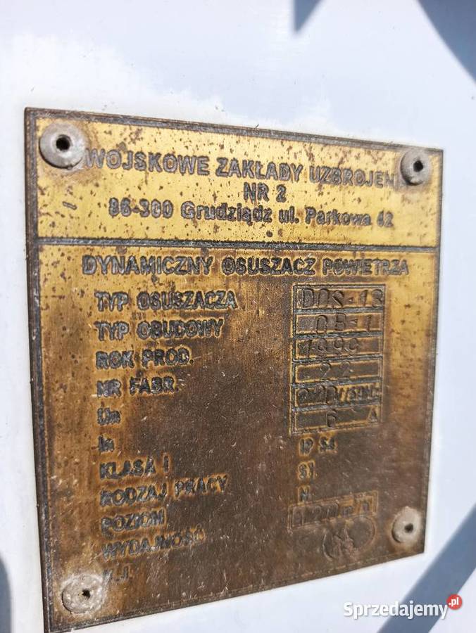 Osuszacz powietrza DOS13 wojskowy łódzkie
