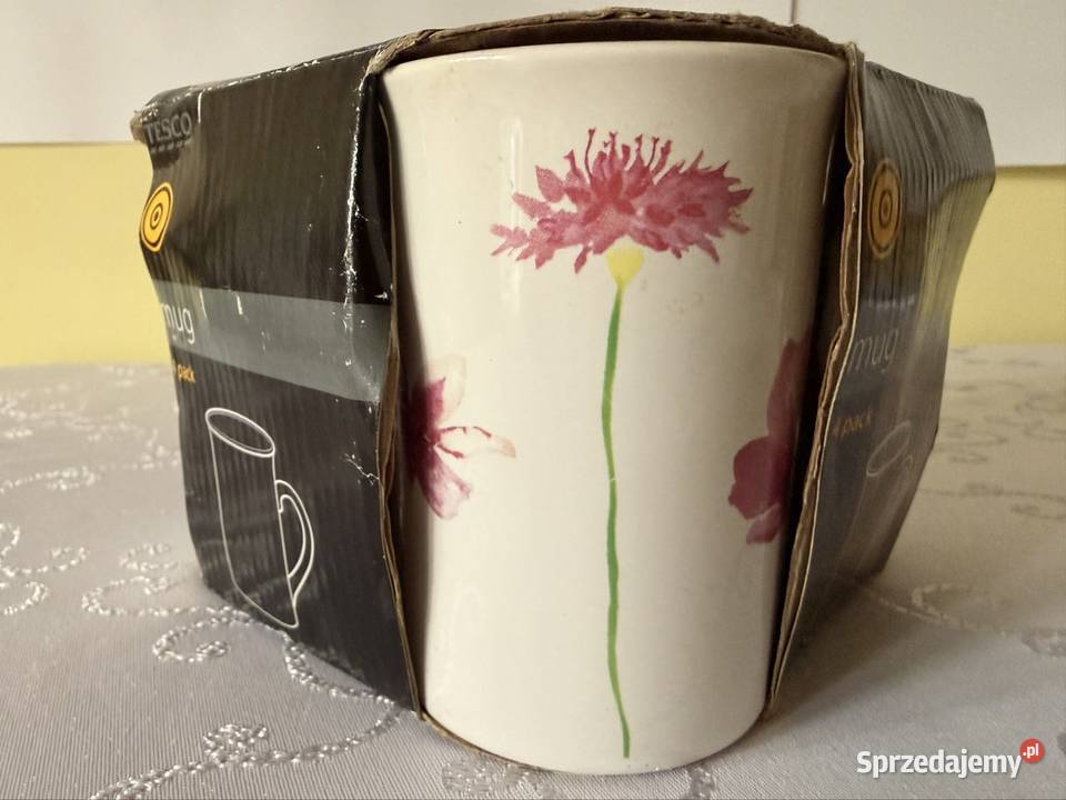 Zestaw 4 kubków ceramicznych Tesco 300 ml Czerwionka-Leszczyny sprzedam