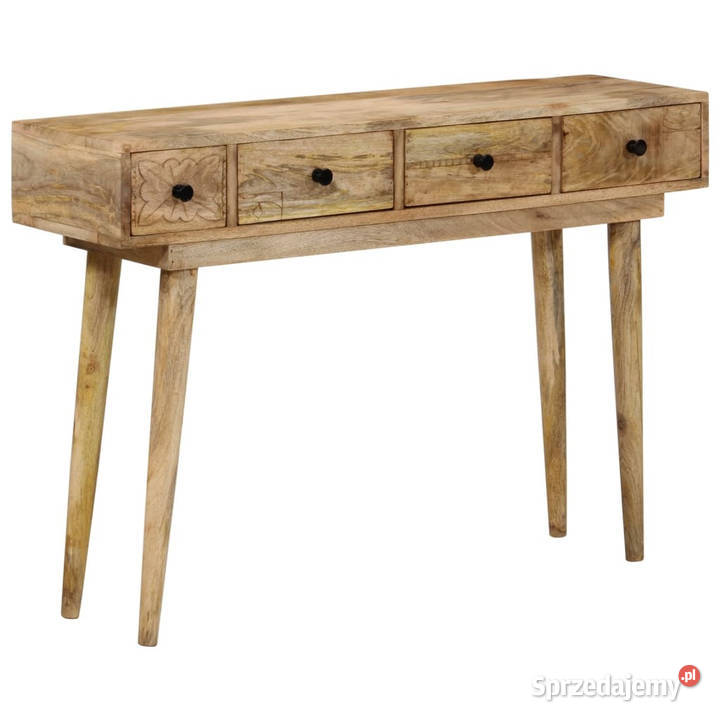 Stolik konsolowy 110x30x75 lite drewno mango Stoły Warszawa