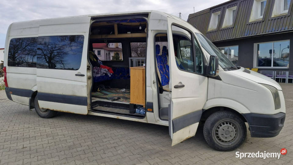 Volkswagen Crafter Przerobiony na kamper Samochody dostawcze sprzedam
