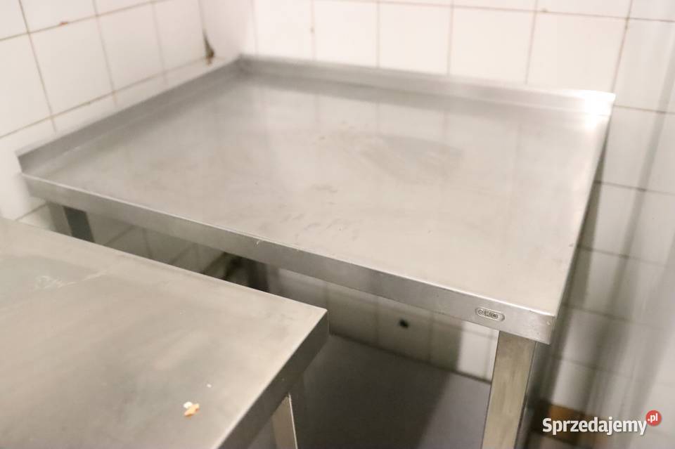 Stół roboczy ECO 80 x 60 z półką dolną i rantem śląskie Góra