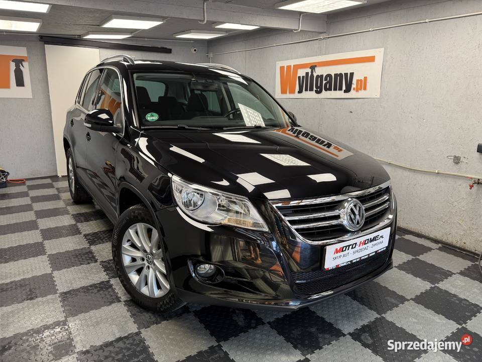 VW Tiguan Benzyna 14TSI czarny pełna dokumen Poznań