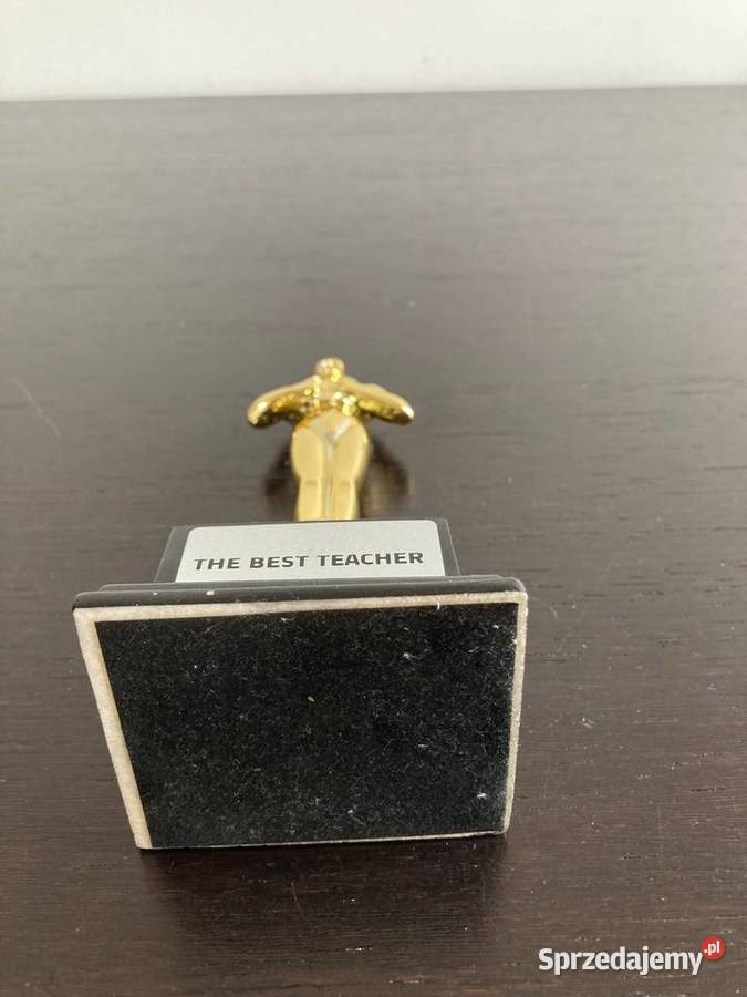 Statuetka z dedykacją Best Teacher warmińsko-mazurskie sprzedam