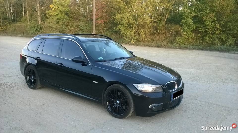 BMW E91 330D 231 TOURING 2006r PANORAMA XENON skórzana tapicerka Pęczniew