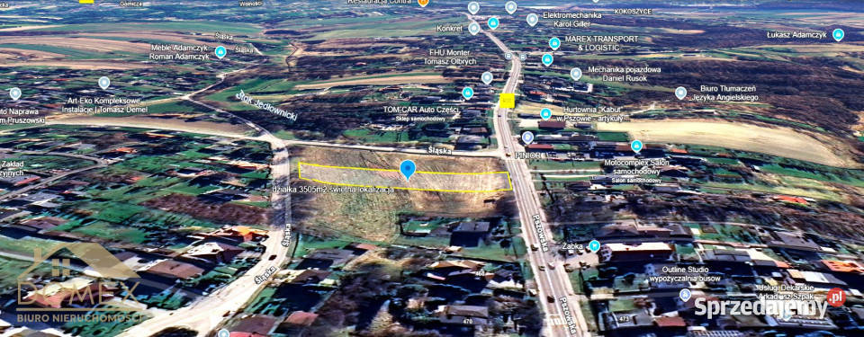 Działka Wodzisław Śląski 3500m2 99zł/m2 Pszów