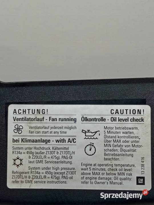 ATRAPA GRILL 13108463 Opel Astra III 20042014 H