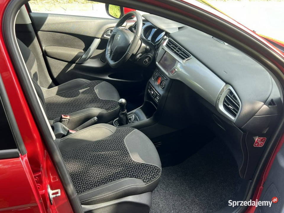 Citroen C3 Citroen C3 Opłacony 16 HDi Navi czerwony wielkopolskie Gostyń