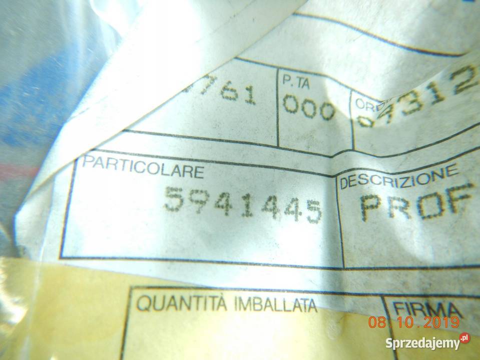 USZCZELKA SZYBY LEWY TYŁ FIAT MILLE 9497 ASO