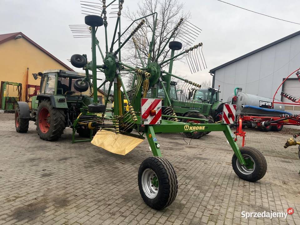 Zgrabiarka 2 karuzelowa Krone Swadro 700 nieuszkodzony Zgrabiarki i przetrząsacze Myszyniec