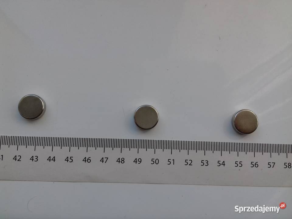 Magnes mocny neodymowy okrągły 15mm x 48mm Bydgoszcz
