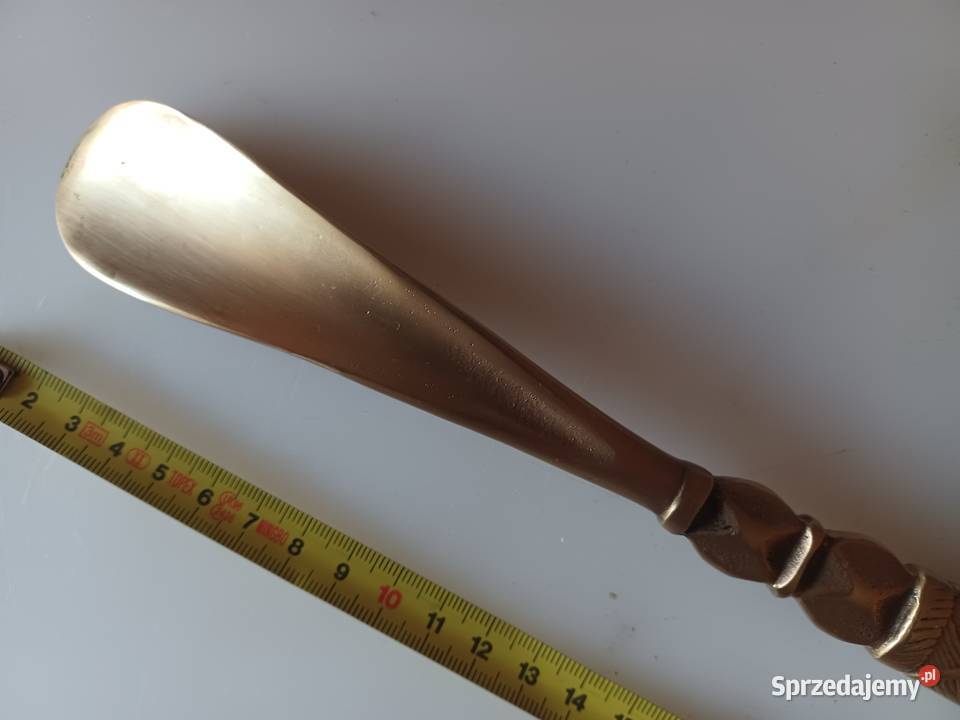 Łyżka do butów z głową konia Mosiądz Kolekcja Poznań sprzedam