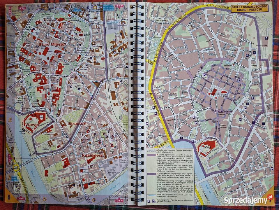 Kraków atlas miasta 115 000 20012002