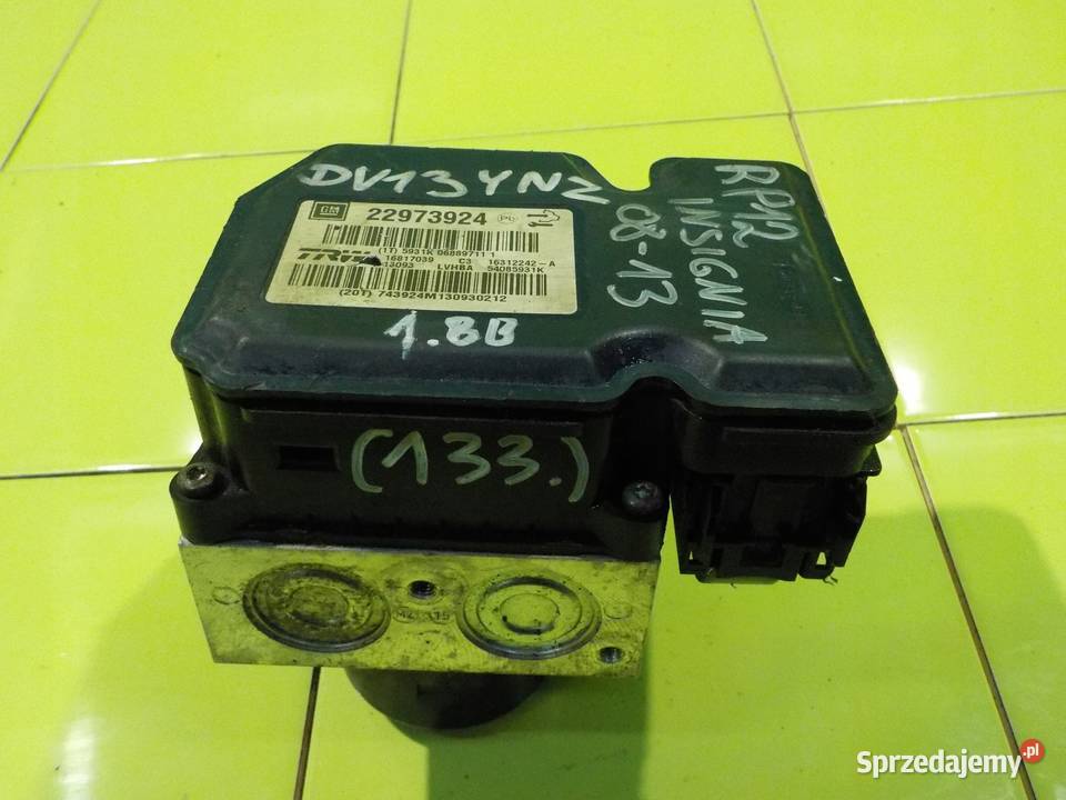 OPEL INSIGNIA A I 18 B 13r 5D pompa ABS 22973924
