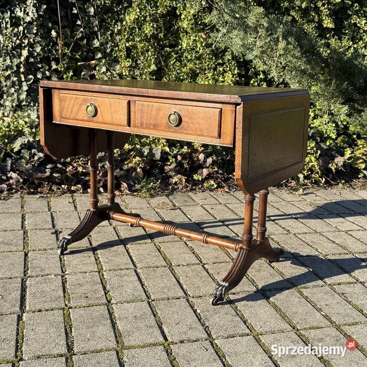 ARTexpert Stylowy angielski stolik klapowy Dobrzany