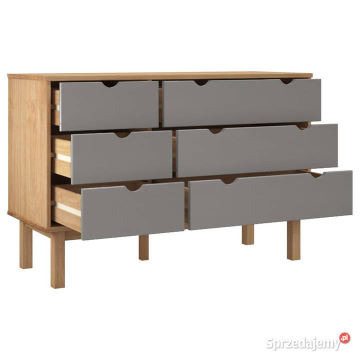 Szafka z szufladami OTTA brązowoszara 111x43x735 Pozostałe Pozostałe Warszawa