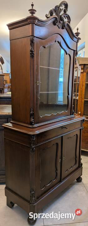 Piękny zabytkowy kredens mahoniowysklep Dąbrowa śląskie Dąbrowa Górnicza sprzedam