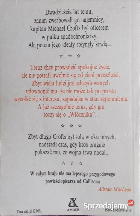 Włócznik Brian Callison miękka Limanowa