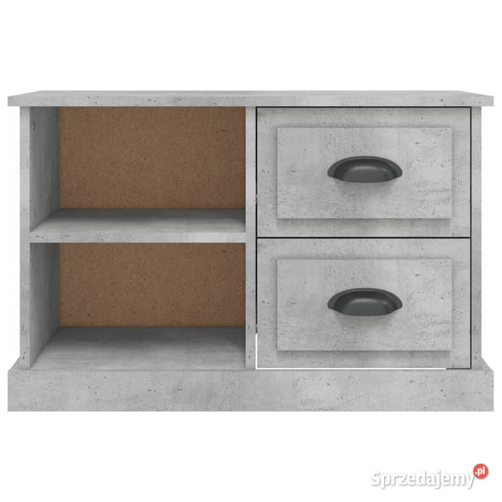 Szafka pod TV szarość betonu 73x355x475 WM816172 RTV Warszawa