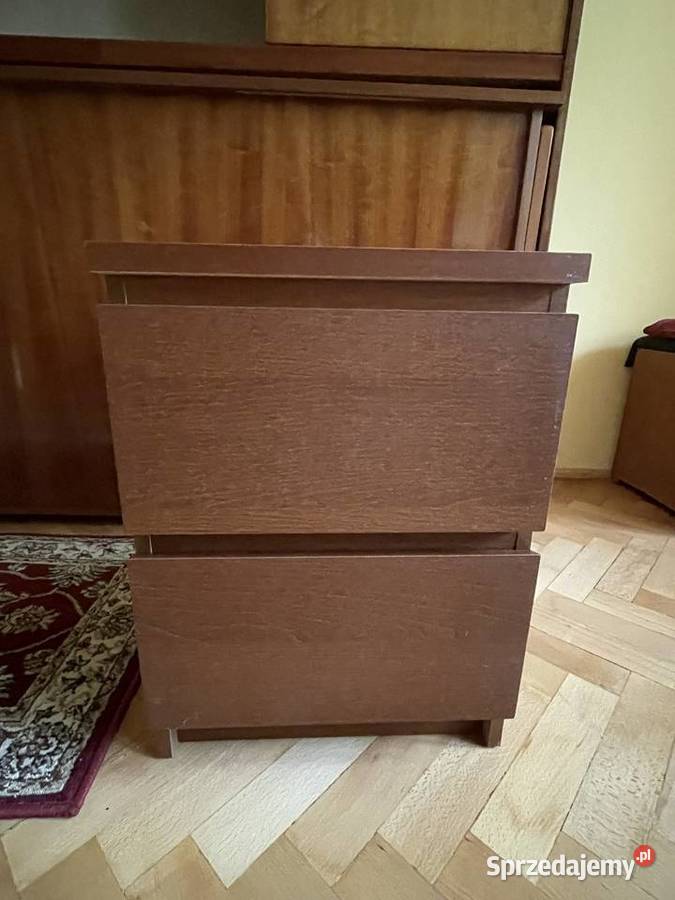 Mała komoda IKEA MALM w kolorze ciemnobrązowym Toruń