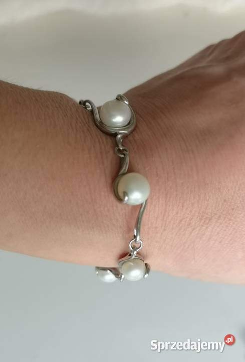 komplet biżuterii z perłami srebro Zestawy biżuterii Toruń